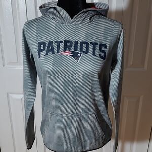 NFL Team Apparel Youth Hoodie, Blue/white And Red Lining In Hood.
